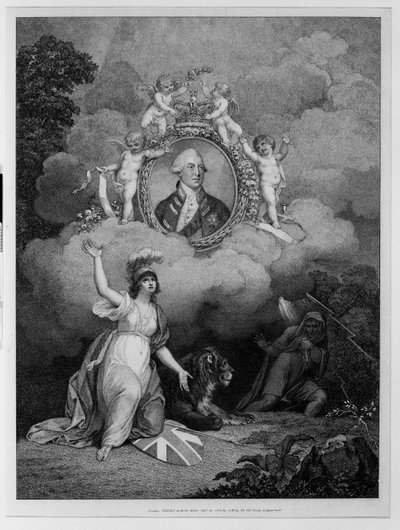 King George III, engraved by Francis Bartolozzi by Richard Corbould